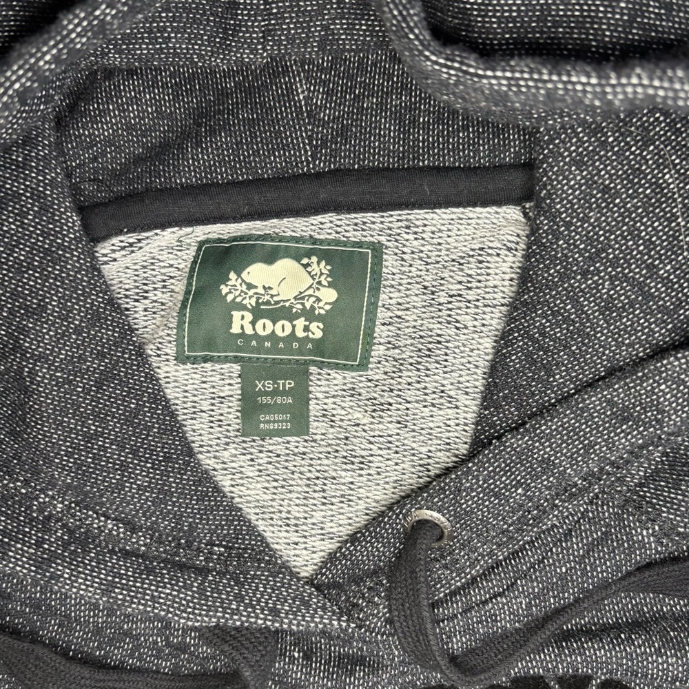 Roots Oversized Kanga Hoodie XS | Relaxed Fit Pullover Sweatshirt Cozy Lounge - Picture 10 of 11